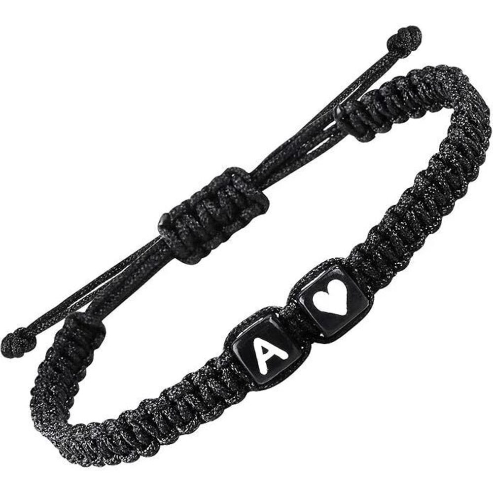 Matching Couple Bracelets Letter Initial Bracelet For Men Women Cute Anniversary
